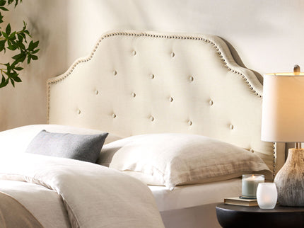 Luella - Button Tufted Upholstered Headboard