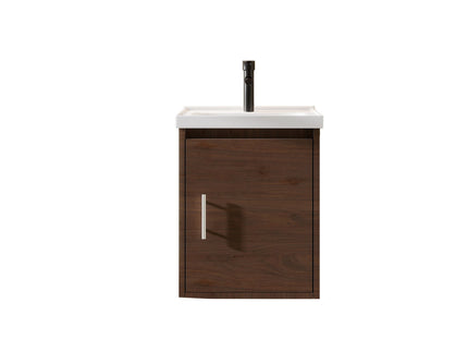 Floating Bathroom Vanity Combo, Wall Mounted Cabinet With Sink & Soft Close Doors For Small Bathrooms