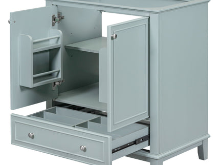 Modern Bathroom Vanity Base Only With Doors And Drawer