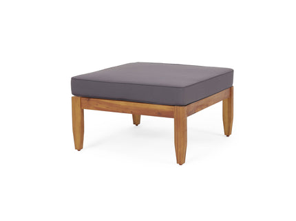 Bianca - Outdoor 3 Seater Sofa Chat Set With Ottoman - Teak