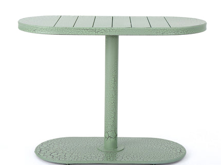 3 Piece Elegant Outdoor Bistro Set With 2 Chairs And Oval Table