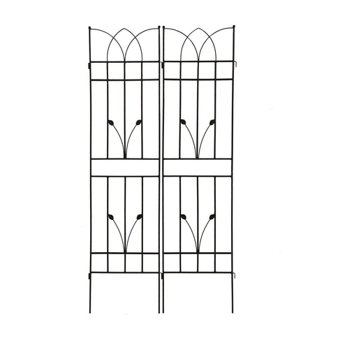 Metal Garden Trellis Rustproof For Climbing Plants Outdoor Flower Support