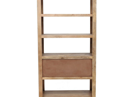 Shelf With Drawer - Beige Brown