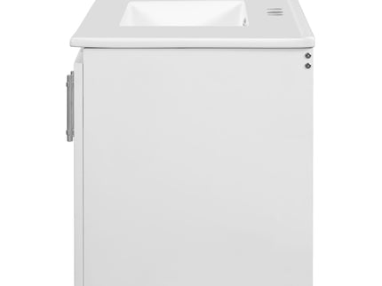 Wall Mounted Bathroom Vanity & Sink, 2 Drawers