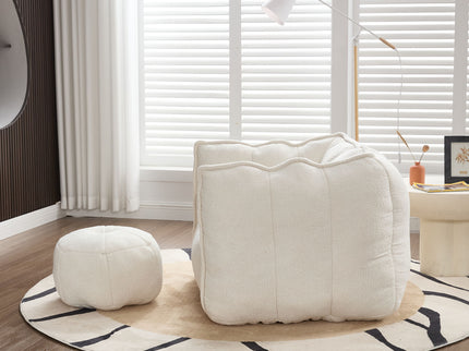 Soft Bean Bag Chair With High Resilient Foam