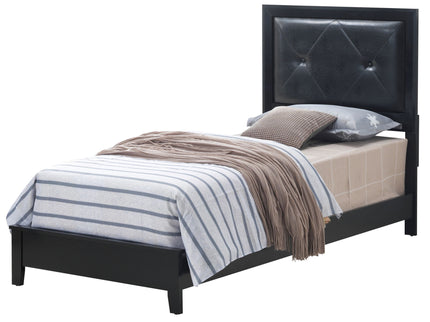 Padded Headboard Bed