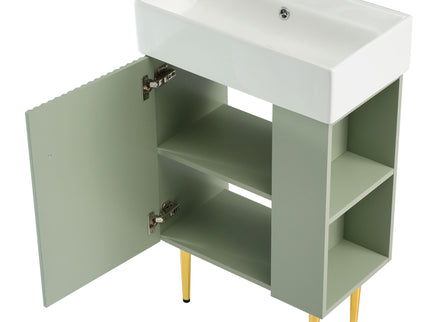 Bathroom Vanity, Combo Cabinet, Bathroom Storage Cabinet, Single Ceramic Sink