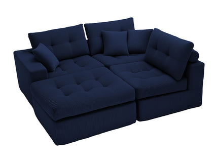 Corner Chaise L-Shaped Sectional Sofa Bed