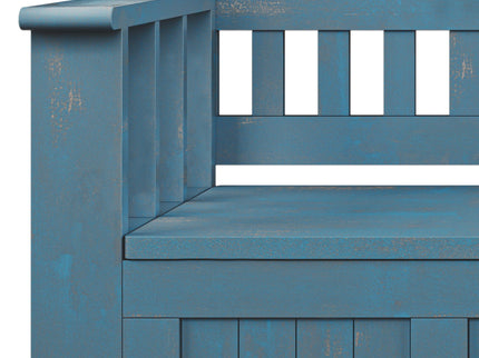 Acadian - Entryway Storage Bench, Handcrafted