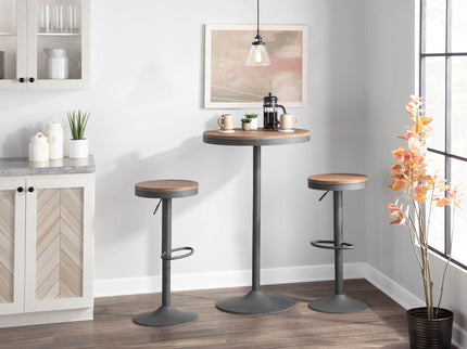 Dakota - Industrial Adjustable Bar Dinette Table