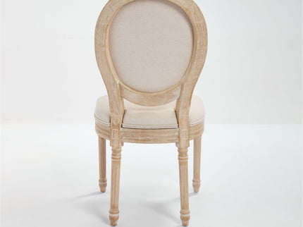 Upholstered With Round Back Dining Chairs (Set of 2)