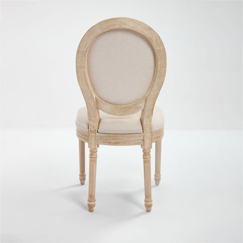 Upholstered With Round Back Dining Chairs (Set of 2)