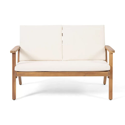 Avacyn - Outdoor Acacia Wood 4 Seater Chat Set With Cushions