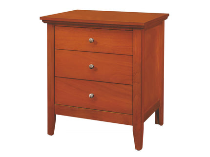 3 Drawer Nightstand & Dove Tailed Drawers