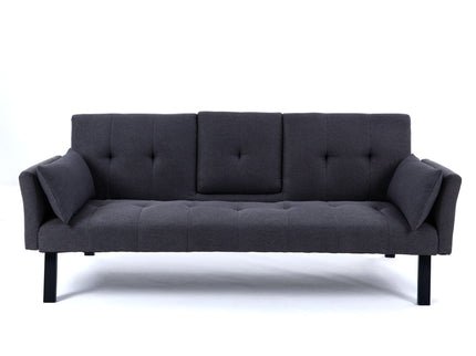 Sofa Bed With Foldable Design And Cup Holder