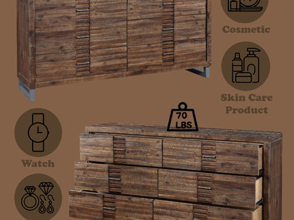 Andria - Reclaimed Dresser - Oak