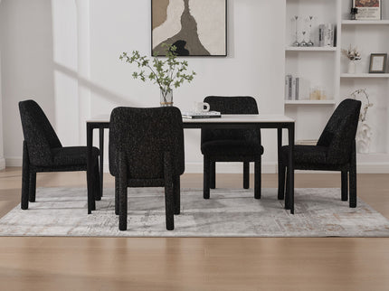 Wide Minimalist Dining Chair