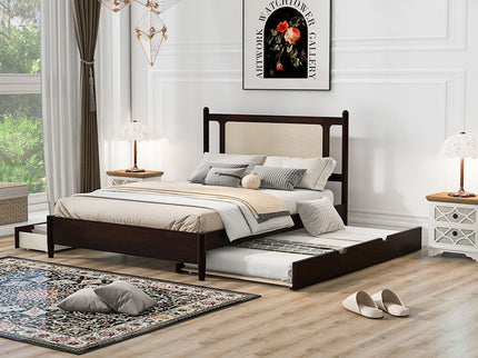 Platform Bed With 2 Big Drawers & Trundle