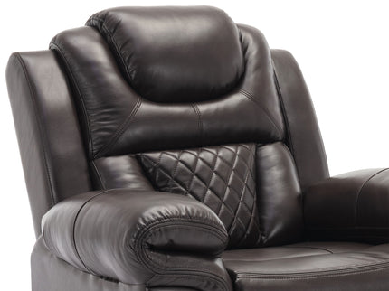 Home Theater Seating Manual Recliner Chair With Led Light Strip For Living Room