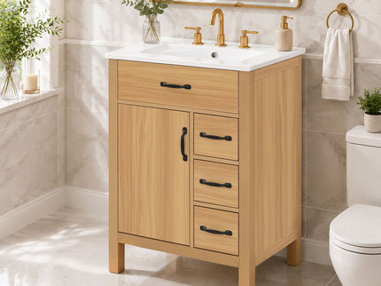 Modern Traditional Bathroom Vanity With Sink