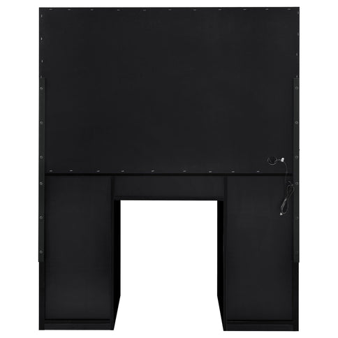 Fern - 7 Drawer Vanity Set With Mirror And Globe Lights