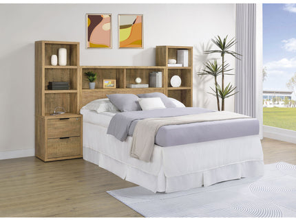 Geary - 3 Piece Bedroom Set With Bookcase Headboard
