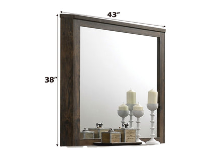 Elettra - Rustic Mirror - Walnut