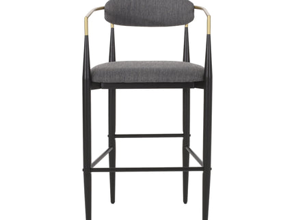 Upholstered Bar Stools With Backs For Kitchen Island (Set of 2)