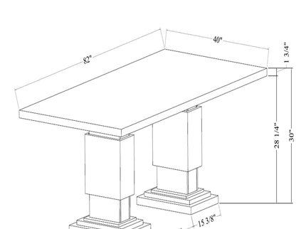 Stacey - Dining Table Set & 4 Chairs
