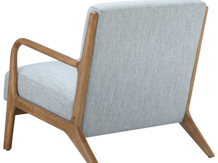 Mid-Century Style Lounge Chair With Upholstered Seat
