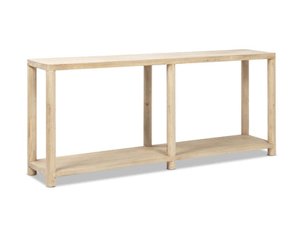 Milo - Console Table With Lower Shelf - Natural