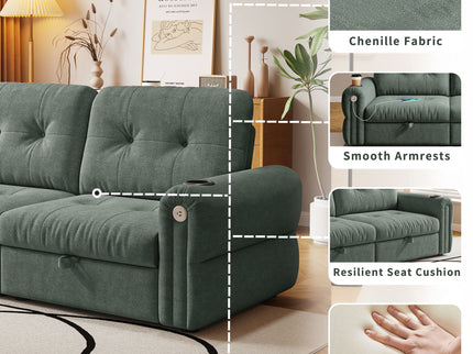 Cloud Like Convertible Sofa Bed With For Living Room