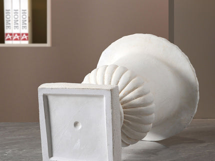 Roman Urn Planter Pot For Indoor / Outdoor - Beige White