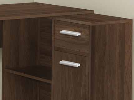 Computer Desk, Home Office, Corner, Storage Drawers, L Shape, Contemporary & Modern