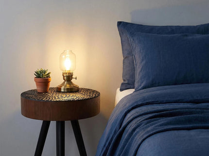 Round Coffee Table With Carved Top For Living Room
