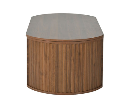 Lift Top Coffee Table With Hidden Compartment, Modern Oval Lift Tabletop For Home Living Room