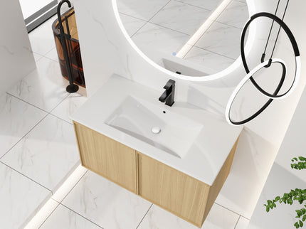 Floating Bathroom Vanity With Sink Combo