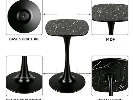 Dining Table Square - Black