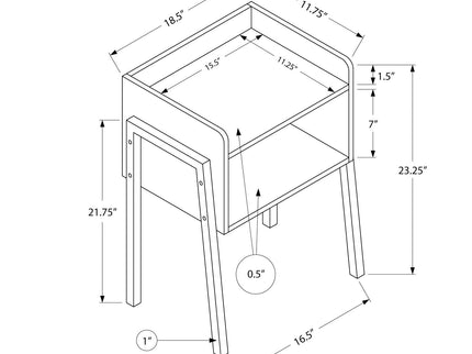 Accent Table, Side Contemporary & Modern Design