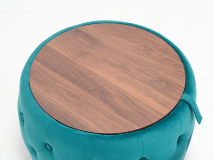 Nesting Ottomans 2 Piece With Tray, 4 In 1 Function