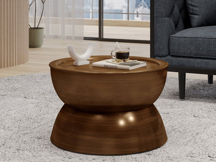 Sparling - Modern Iron Hourglass Coffee Table