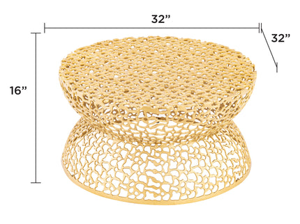 T3704-35 - Coffee Table - Gold