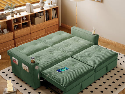 2 In 1 Convertible Sofa Bed For Living Rooms
