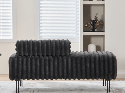 Mini Loveseat With Adjustable Backrest