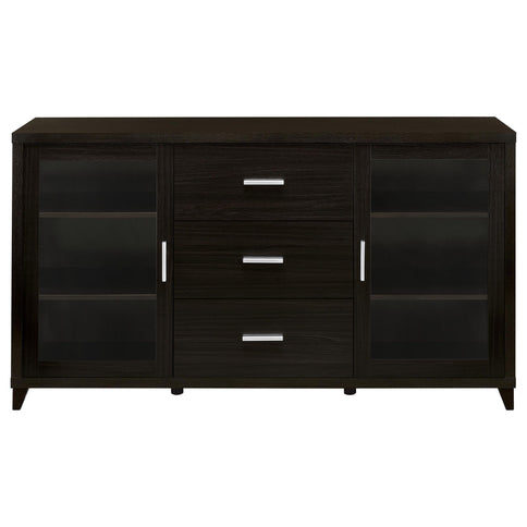 Nyler - 3 Drawer Rectangular TV Console - Cappuccino