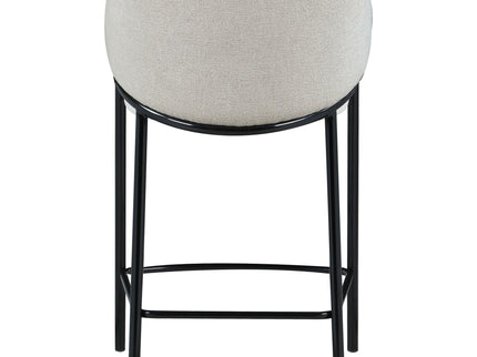 Sloped Arm Counter Stools (Set of 2) - Beige