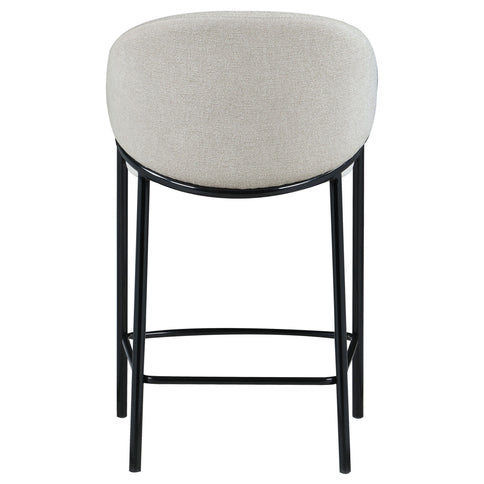 Sloped Arm Counter Stools (Set of 2) - Beige