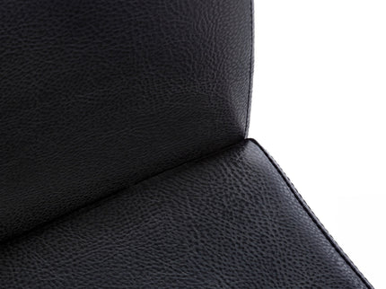 Dining Chair Side Upholstered, For Dining Room (Set of 2) - Black