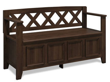 Amherst - Compact Entryway Storage Bench