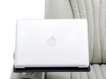 270° Power Swivel Recliner Home Theater Chair With Hidden Arm Storage, LED Light, Cup Holder, And Tray Table